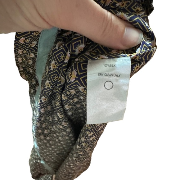 Birds of a Feather by Trovata Silk Dress Size Large - Picture 4 of 5